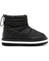 Tommy Hilfiger - Logo-Patch Padded Ankle Boots - Lyst