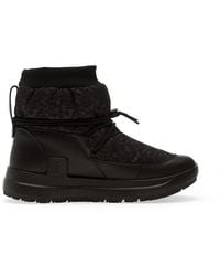 Ecco - Solice Leopard-Print Drawstring Boots - Lyst