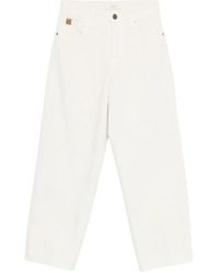 Jacob Cohen - Straight Cropped Trousers - Lyst