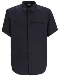 BOSS - Zip-Pocket Short-Sleeve Shirt - Lyst