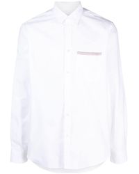 Paul Smith - Stripe-detail Cotton Shirt - Lyst