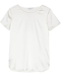 Max Mara - Cortona T-Shirt aus Satin - Lyst
