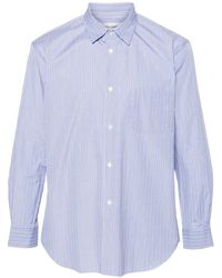 Comme des Garçons - Striped cotton shirt - Lyst