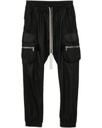 Rick Owens - Mastodon Megacargo Leather Trousers - Lyst