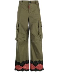DSquared² - Lingerie Low-Rise Cargo Trousers - Lyst