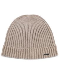 Rrd - Velvet-Effect Ribbed Beanie - Lyst