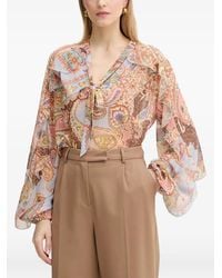 Guess - Blouse À Motif Cachemire - Lyst