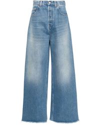 Gucci - Weite Horsebit High-Rise-Jeans - Lyst
