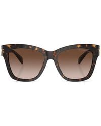 Michael Kors - Eckige Empire Sonnenbrille - Lyst