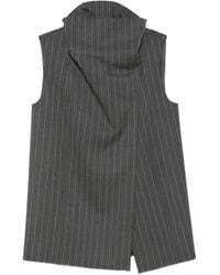 Sportmax - Albata Gilet Met Krijtstreep - Lyst