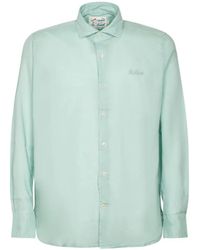 MC2 Saint Barth - Logo-Embroidered Long-Sleeve Shirt - Lyst