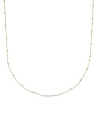 Monica Vinader - Knot-Detailing Cable-Link Chain Necklace - Lyst