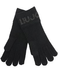 Liu Jo - Handschuhe Mit Logo-Detail - Lyst