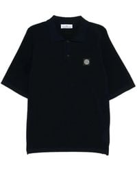 Stone Island - Logo-Patch Polo Shirt - Lyst