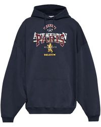 Vetements - Logo-Embroidered Hoodie - Lyst