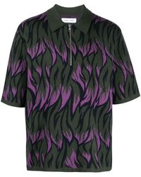 Samsøe & Samsøe - Garam Flame-jacquard Polo Shirt - Lyst