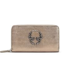 Roberto Cavalli - Reptile-Effect Wallet - Lyst