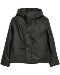 Rains - Veste À Boutons Pression - Lyst