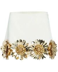 retroféte - The Gitte Floral-Embellished Mini Skirt - Lyst