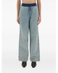 Moschino - Drawstring Waistband Trousers - Lyst