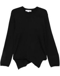 Comme des Garçons - Asymmetric-Hem Sweater - Lyst
