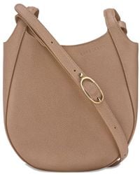 Longchamp - Small Le Foulonné Leather Cross Body Bag - Lyst