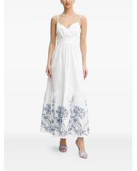 Guess - Abito Lungo Con Stampa A Fiori - Lyst