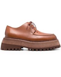 Marsèll - Lace-up Leather Oxford Shoes - Lyst