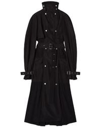 Lanvin - Abrigo Con Cinturón - Lyst