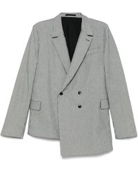 Random Identities - Gestreepte Blazer - Lyst