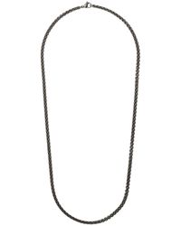 David Yurman Collana 'Box Chain' - Metallizzato