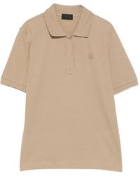Moncler - Logo-Patch Polo Top - Lyst