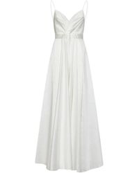 Blanca Vita - Robe Longue À Taille Resserrée - Lyst