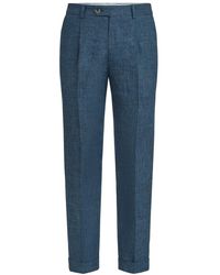 Brunello Cucinelli - Houndstooth Pleated Trousers - Lyst