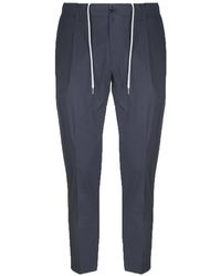 BE ABLE - Riccardo Drawstring Pleated Trousers - Lyst