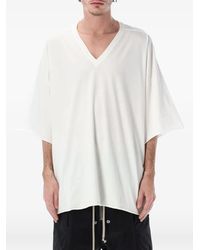 Rick Owens - Tommy V-Neck T-Shirt - Lyst