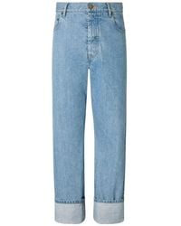 Thom Browne - Selvedge Turn-Up Denim Jeans - Lyst