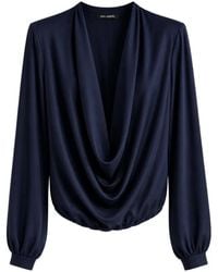 Yigal Azrouël - Victoria Draped Blouse - Lyst