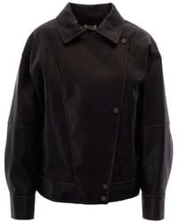 Liu Jo - Drop-Shoulder Bomber Jacket - Lyst