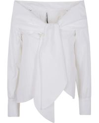 Liviana Conti - Camisa con detalle de nudo - Lyst