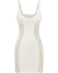 Dion Lee - Braided Knitted Minidress - Lyst