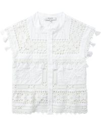 Sea - Joah Lace Cotton Shirt - Lyst