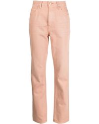 Ulla Johnson - Vaqueros Rectos De Talle Medio - Lyst