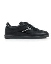 KARL LAGERFELD - Lace-Up Low-Top Sneakers - Lyst