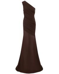 Alex Perry - Vestido De Fiesta Fruncido Con Un Tirante - Lyst