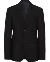 Prada - Kid Mohair Jacket - Lyst