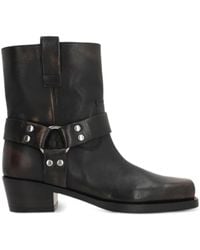 Paris Texas - Roxy 45Mm Leather Biker Boots - Lyst