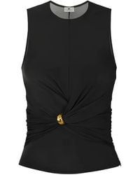 Elisabetta Franchi - Sleeveless Top - Lyst