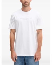 ARMANI EXCHANGE - T-Shirt À Logo Embossé - Lyst