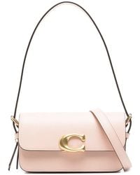COACH - Zoe Leather Shoulder Bag - Lyst